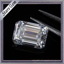 Anfrage Preis Karat 7,5X5,5mm Klare Weiße Smaragd Cut Moissanite Diamond